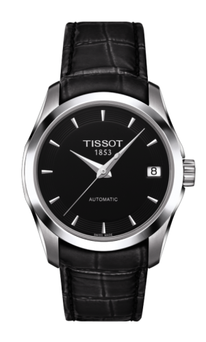 Tissot Couturier Automatic Ladies Black / Strap